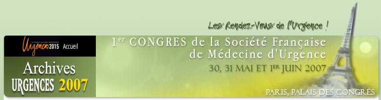 Urgences 2007 - Les rendez-vous de l'urgence