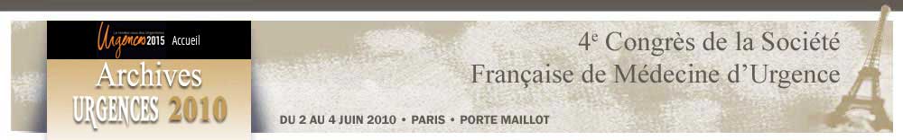 4e Congrès de la Société Française de Médecine d'Urgence